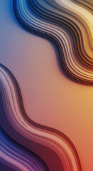 Layered Wavy Ripples in Blue Purple and Orange Gradient with Soft Lighting Keywords: abstract, background, wave, ripple, layered, curved, Full HD 4K Video Download 2025 2026