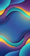 Vertical Abstract Blue Purple Yellow Teal Gradient Wavy Layers background Full HD 4K Video Download 2025 2026