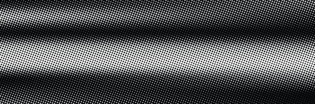 Grunge halftone gradient texture. Fading grit noise background. Sandy gritty wallpaper. Retro pixelated backdrop. Black and white anime or manga comic overlay. Vector textured graphic design