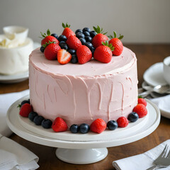 cheesecake with strawberries