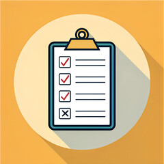 clipboard with check mark