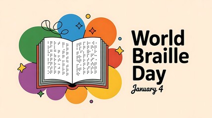 World braille day celebration and awareness for the visually impaired