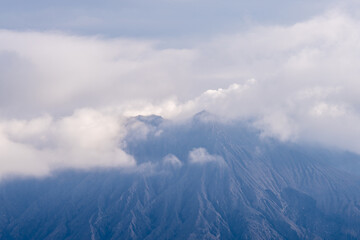 曇天の桜島