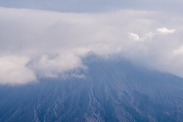 曇天の桜島