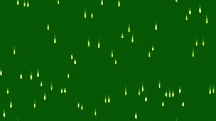 Green Matrix Falling Code Abstract Digital Rain Background. - Powered by Adobe