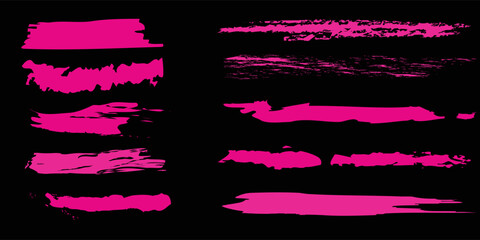black pink brush pattern car sticker banner sporty abstract line pink black color combination grunge brush pattern modern motorsport racing design