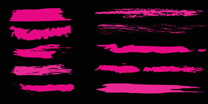 black pink brush pattern car sticker banner sporty abstract line pink black color combination grunge brush pattern modern motorsport racing design
