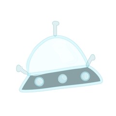 Obraz premium vector illustration of a ufo