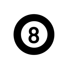pool ball number eight