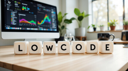 Low-code application platform for business process automation with analytics dashboard data, enabling rapid development, workflow integration and deployment for teams creating internal tools