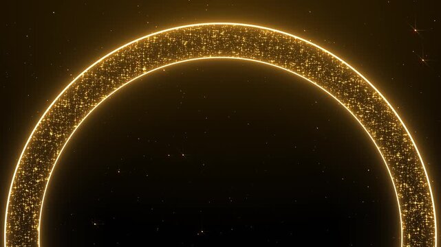 The Golden Gateway Particles Awards Trailer Titles Cinematic Openers Luxury Intro Background Loop