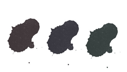 Moody Charcoal Ink Brush Set