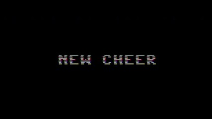 New cheer glitch text animation retro vhs distortion pixel effect screen display - Powered by Adobe