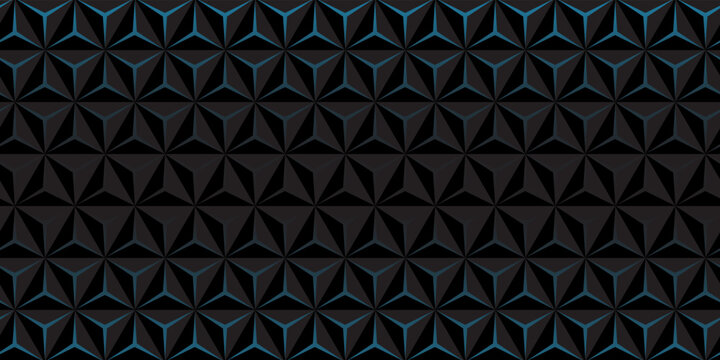 Dark hexagon abstract technology background with bright flashes under the hexagon. Hexagon game vector abstract technology background.