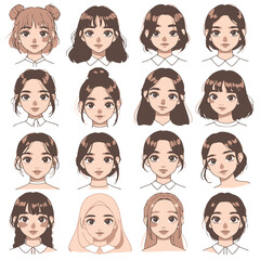 Elegant watercolor wedding invitation with a delicate leaf border in shades of green, pink, and purple, featuring names and a date.