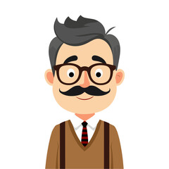 businessman with glasses