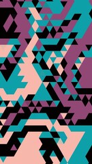 Fototapeta premium triangular motif. triangle pattern. tribal motif. triangle background. HD