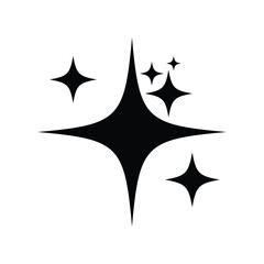 sparkling star logo icon