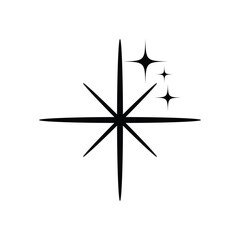 sparkling star logo icon