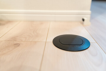 マンションリフォーム時にデザインされたとても便利な埋め込み型電源コンセント