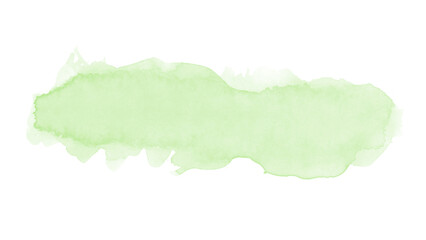 Fresh Spring Green Watercolor Brush