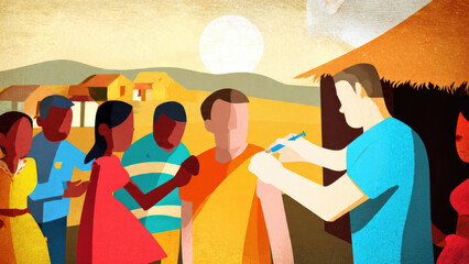 Vaccination Illustration