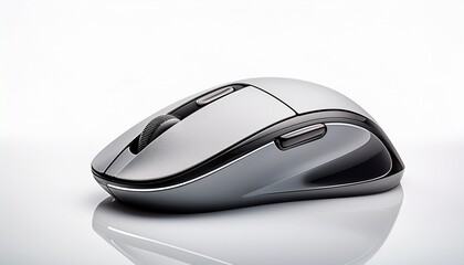 mouse device office product neutral light isolated on white background