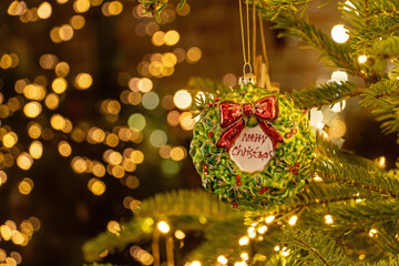 Weihnachtsbaum mit Anh&auml;nger