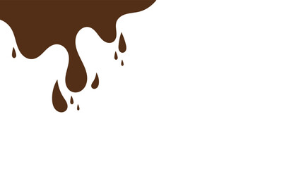 Fototapeta premium chocolate wave Background with copy space. chocolate fluid background. chocolate liquid background. abstract chocolate background.