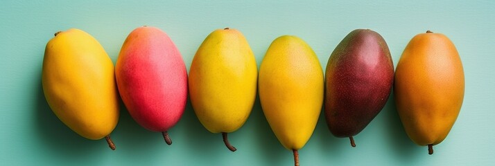 Different varieties of mango