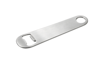 Stainless Steel Bottle Opener Isolated