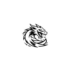 Fototapeta premium Dragon Mascot Logo