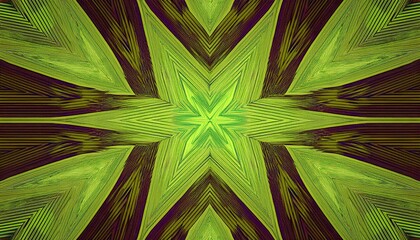 geometric kaleidoscope pattern with star shape symmetric background design