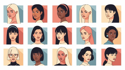 Diverse Women Portraits - A Celebration of Beauty and Individuality.