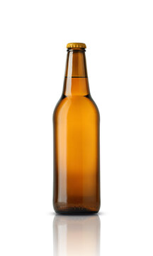 glass brown bottle of beer
