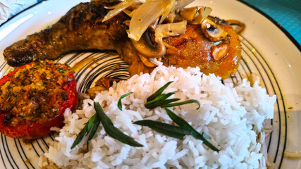 Riz blanc &agrave; l'estragon dans recette