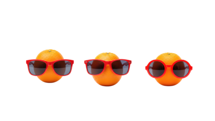 Orange with Sunglasses