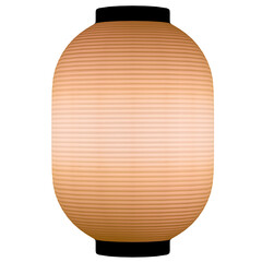 Traditional Japanese paper lantern with elegant design
