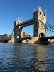Obraz premium View of Tower Bridge over the river Thames in London, England, United Kingdom.