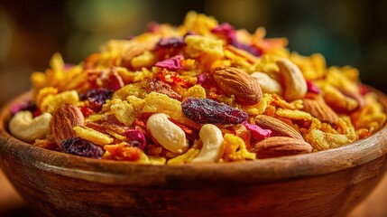Traditional Festive Rice Dish with Dry Fruits and Nuts