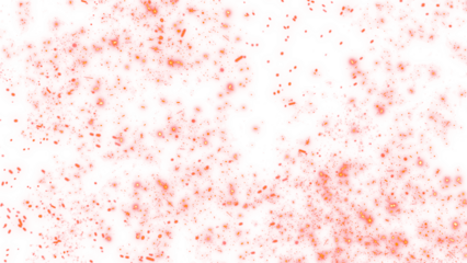 Floating embers sparks background PNG transparent. Opacity or screen mode usage for overlay