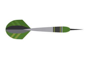 Dart icon isolated on white background