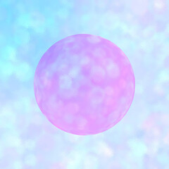 abstract background with blue bubbles