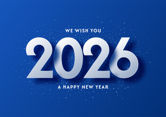 Happy New Year background with modern 