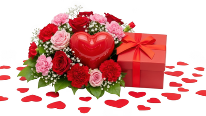 Romantic valentine's day gift arrangement
