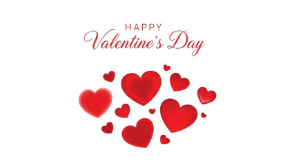 Celebrate valentine's day with hearts