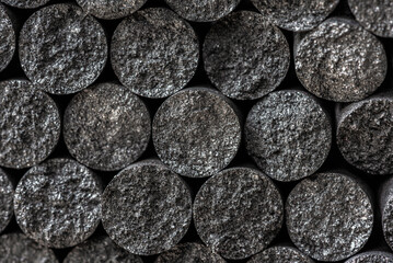 Carbon graphite granules, a raw material from the rare earth metals group for the modern technology industry
