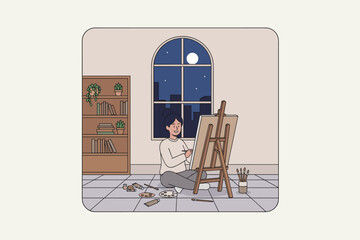 soft color cartoon illustration