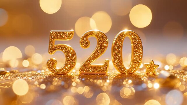 ShimmeringGolden"520"onWarmBlurredBackground