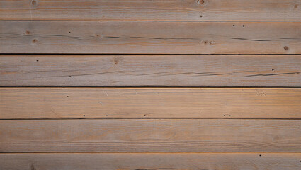 Fototapeta premium Weathered wooden planks with visible grain and knots
